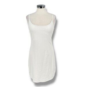 Susana Monaco Thin Strap Slip Dress in Sugar White Size Large
